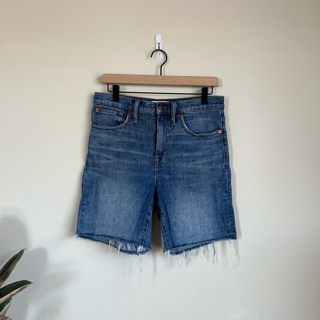 Madewell High Rise Denim Mid Rise Shorts Madewell High Rise Denim Mid Rise Shorts
